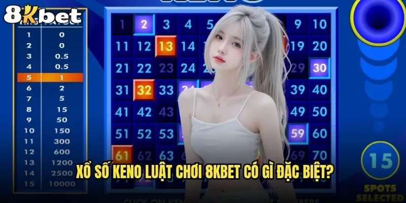 Xổ số Keno luật chơi có khó hiểu tại 8kbet không? 2 Xổ số Keno luật chơi 8kbet có gì đặc biệt?